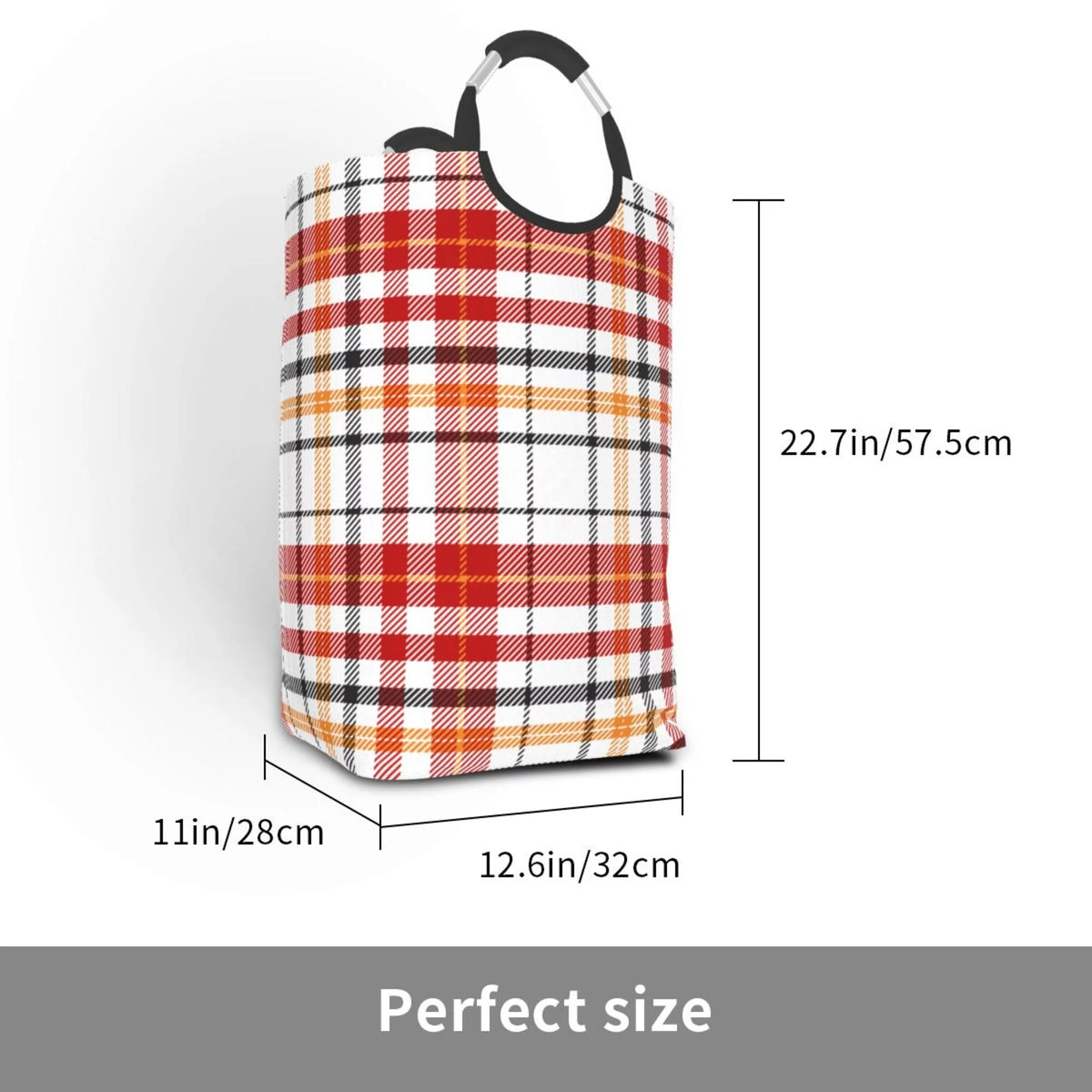 50L Rectangular Waterproof Foldable Laundry Hamper Z59777