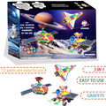 3 In 1 Solar Robot Kit with Paints and Paintbrush DIY Science Experiments Toys P24135