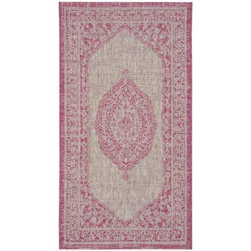 Light Beige Light Brown Courtyard Rug I9129