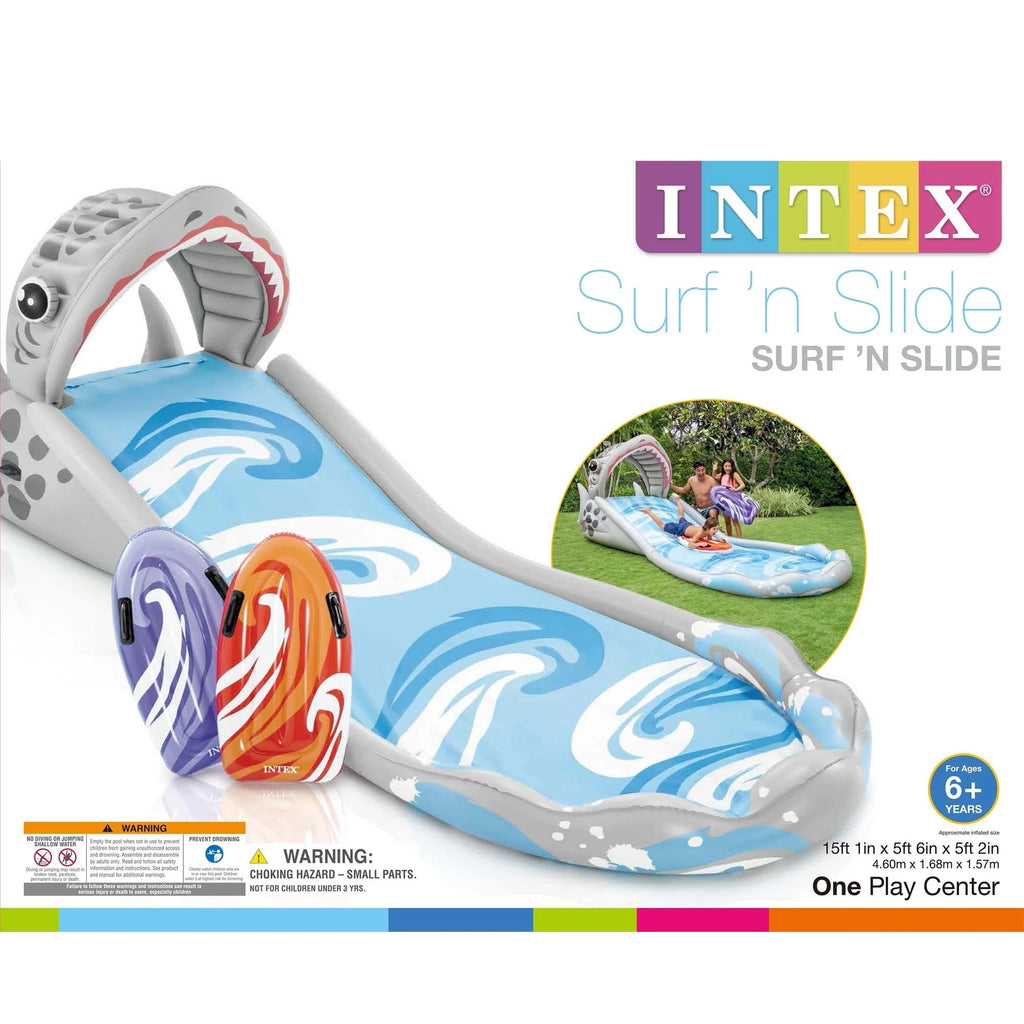 Inflatable Backyard Water Slide with Electric Air Pump L4528