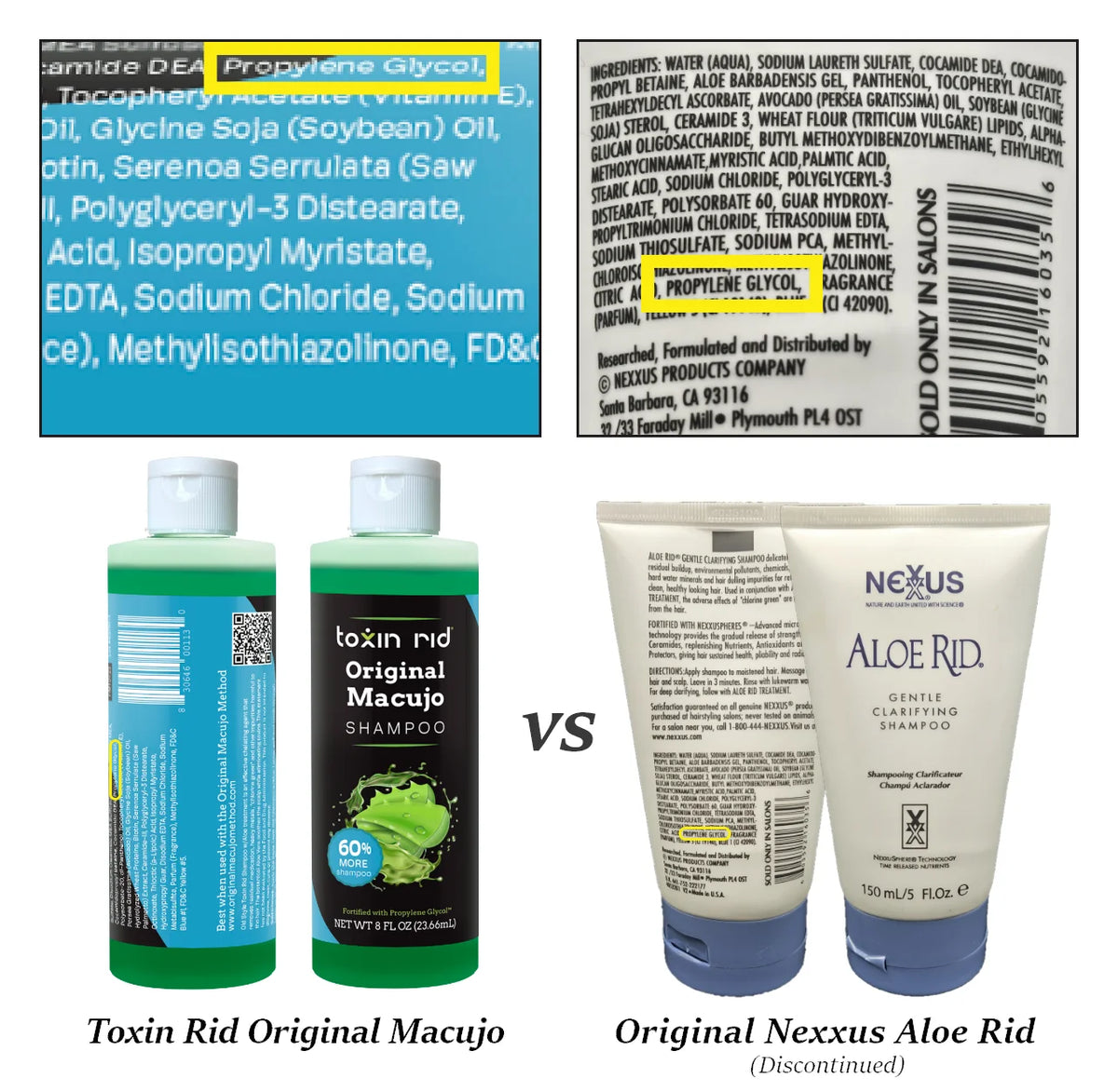 Aloe Clarifying Detox Shampoo E955