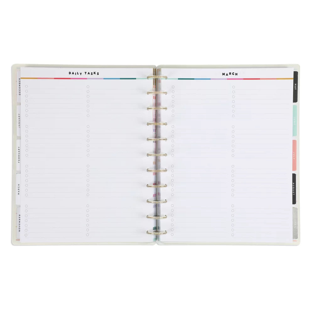 18 Month Planner, July 2023 – Dec 2024, Monthly Layout, Big Sized 8.5” x 11” Z546