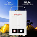 1.58 GPM Portable Propane Tankless Water Heater with Water Pump I9022