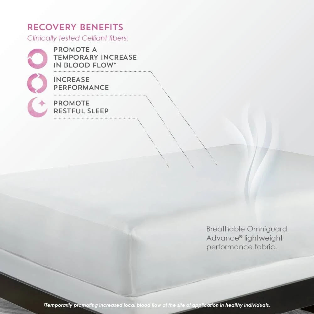 White Twin Mattress Protector D655