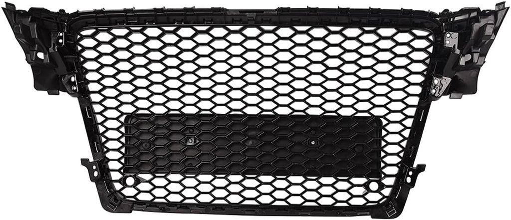 Gloss Black Front Mesh Grille for Audi A4 Sedan W937