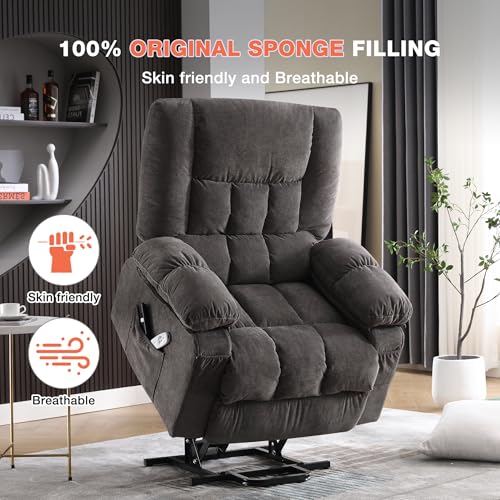 Power Lift Recliner Chair with Vibration Massage and Lumbar Heating I70358
