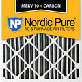 18x18x1 MERV 10 Pleated Carbon AC Furnace Air Filters 12 Pack Q71672