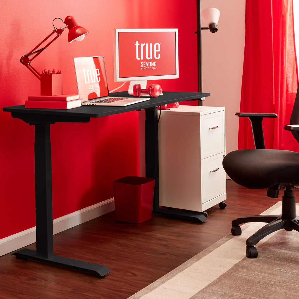 Black Height Adjustable Electric Standing Desk C27057