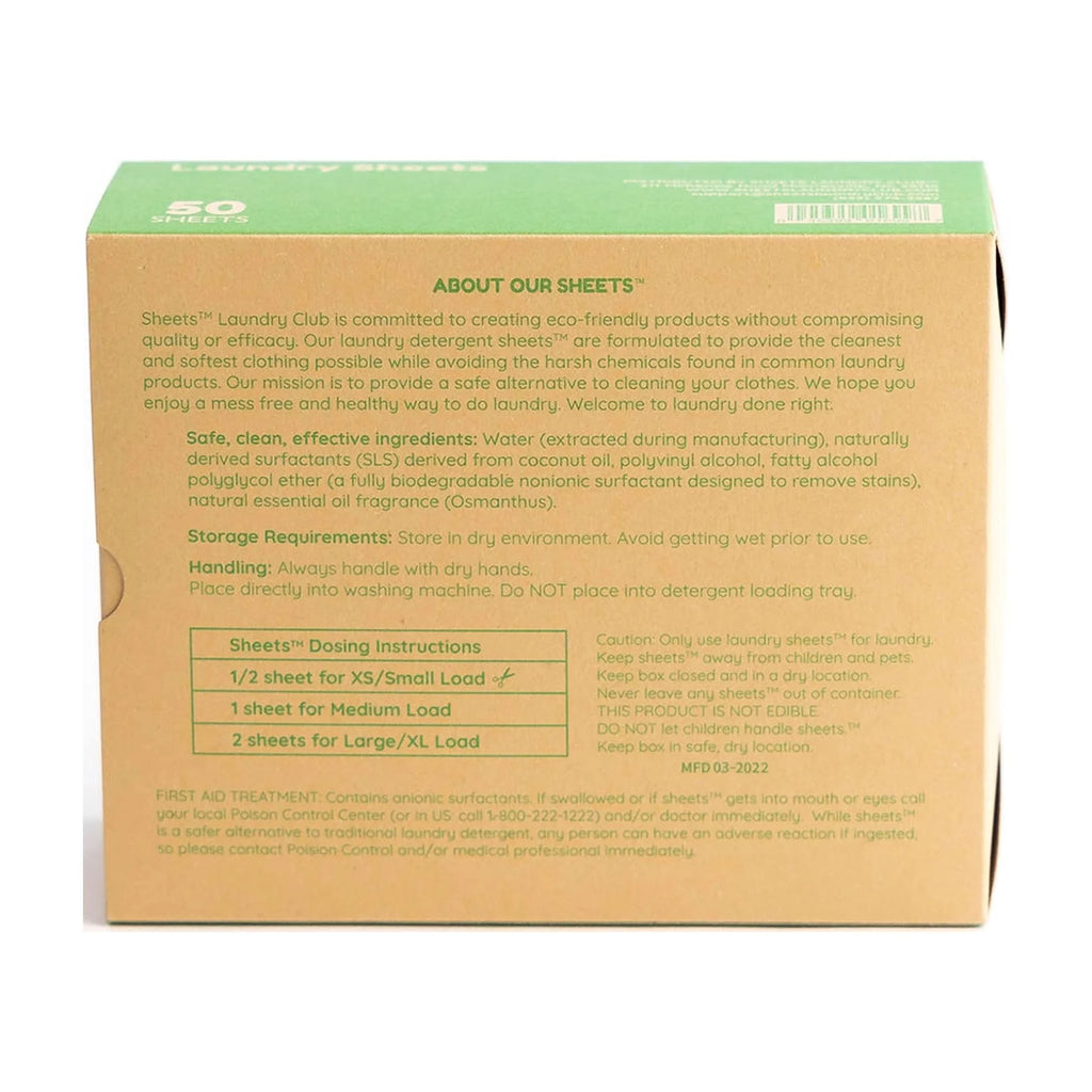 50 Laundry Detergent Sheets 40 Fabric Softener Dryer Sheets O8065