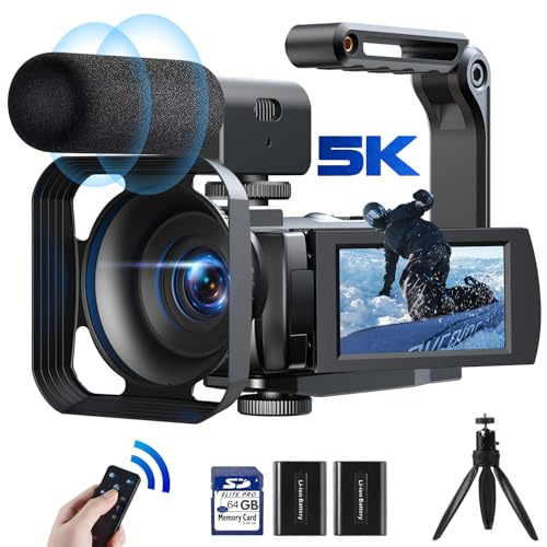 5K Video Camera Camcorder with 16x Digital Zoom V3057