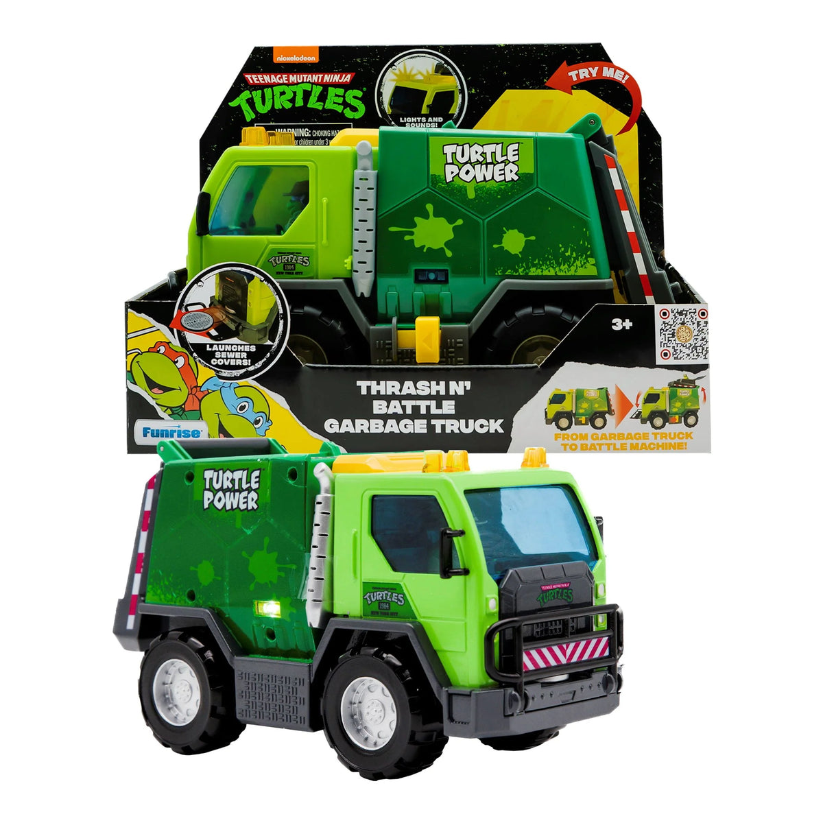Green Garbage Truck P433358