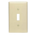 1-Gang Toggle Switch Wall Plate Ivory Pack of 20 L257691