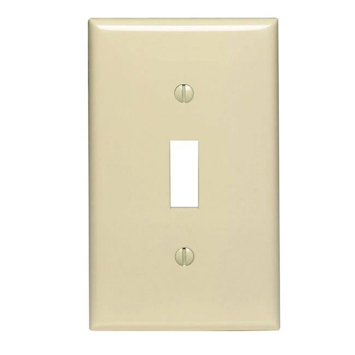 1-Gang Toggle Switch Wall Plate Ivory Pack of 20 L257691