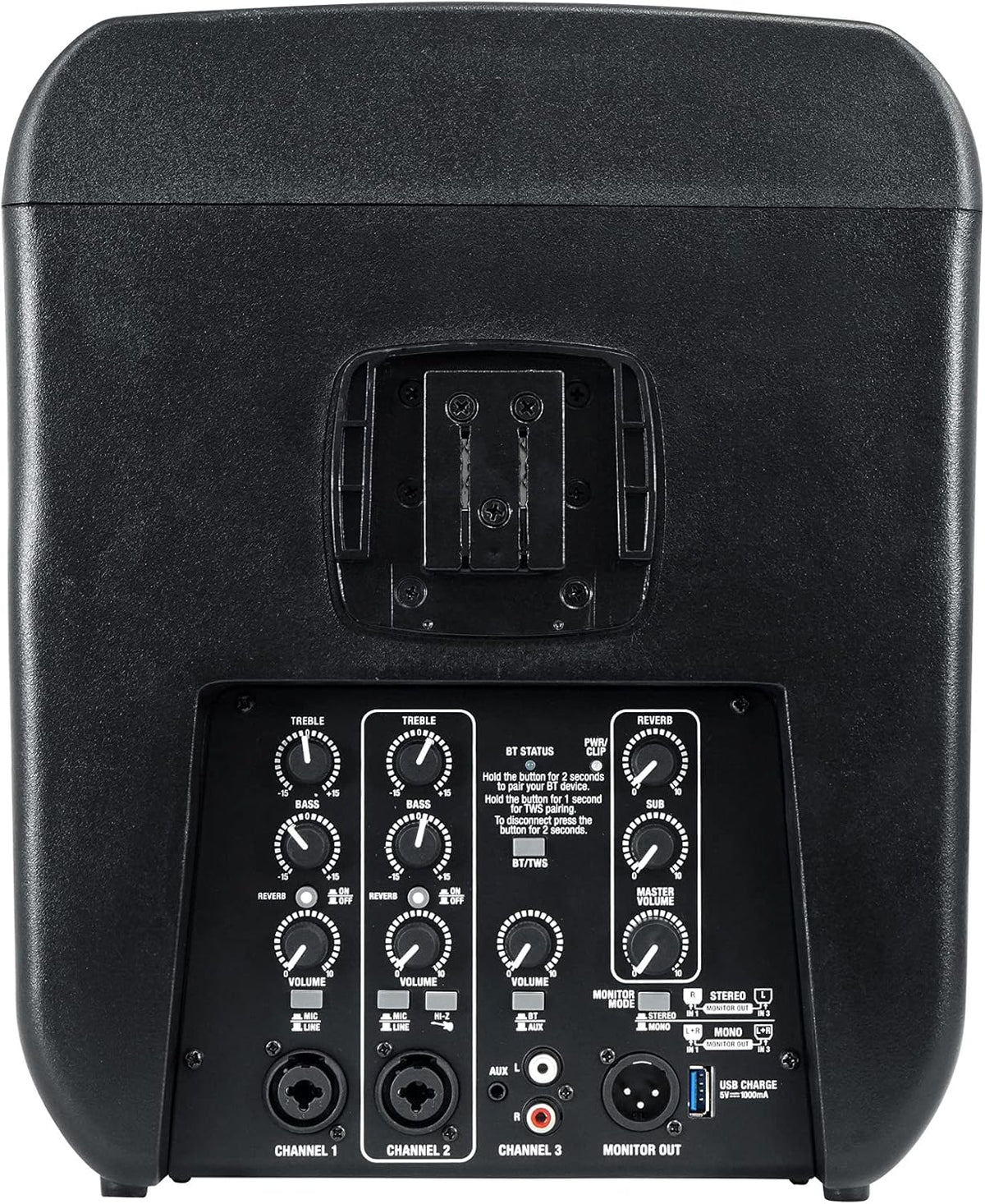 Portable Array PA DJ Speaker System with Subwoofer W828981