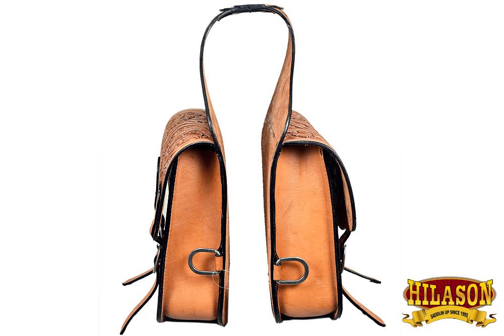 Tan Leather Horse Saddle Bag P615