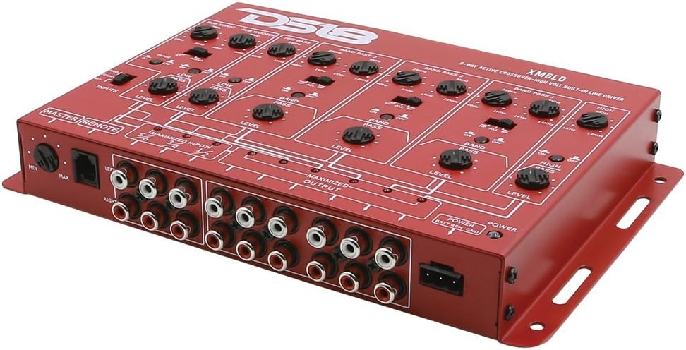 2 to 3 Way Active Electronic Car Audio Crossover with Remote Control C57591