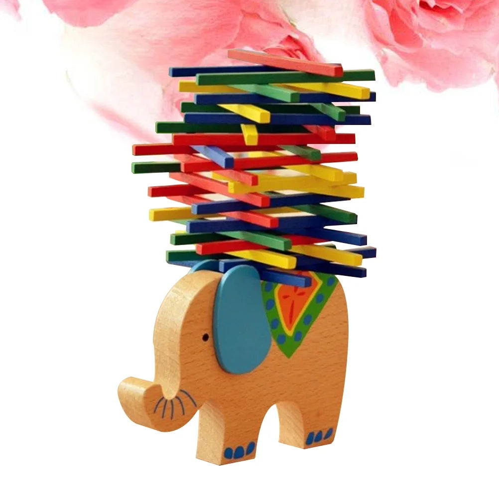Wooden Stackable Building Blocks Educational Toys V255