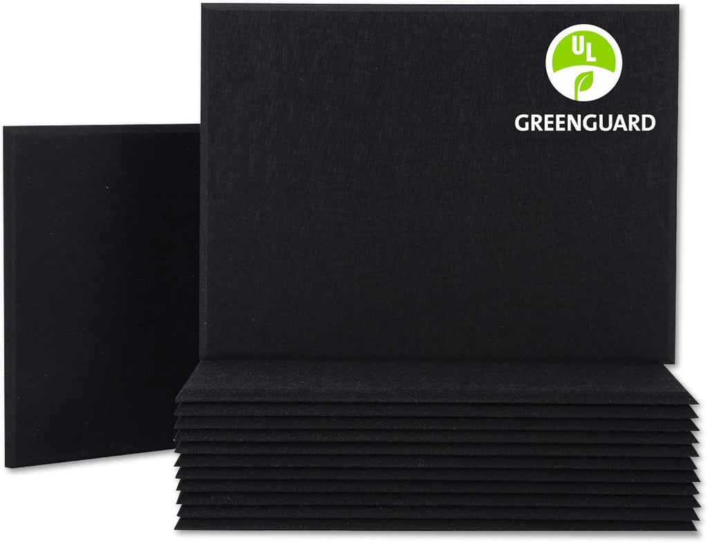 12 Pack Acoustic Panels Sound Dampening Panels, Brown W8747