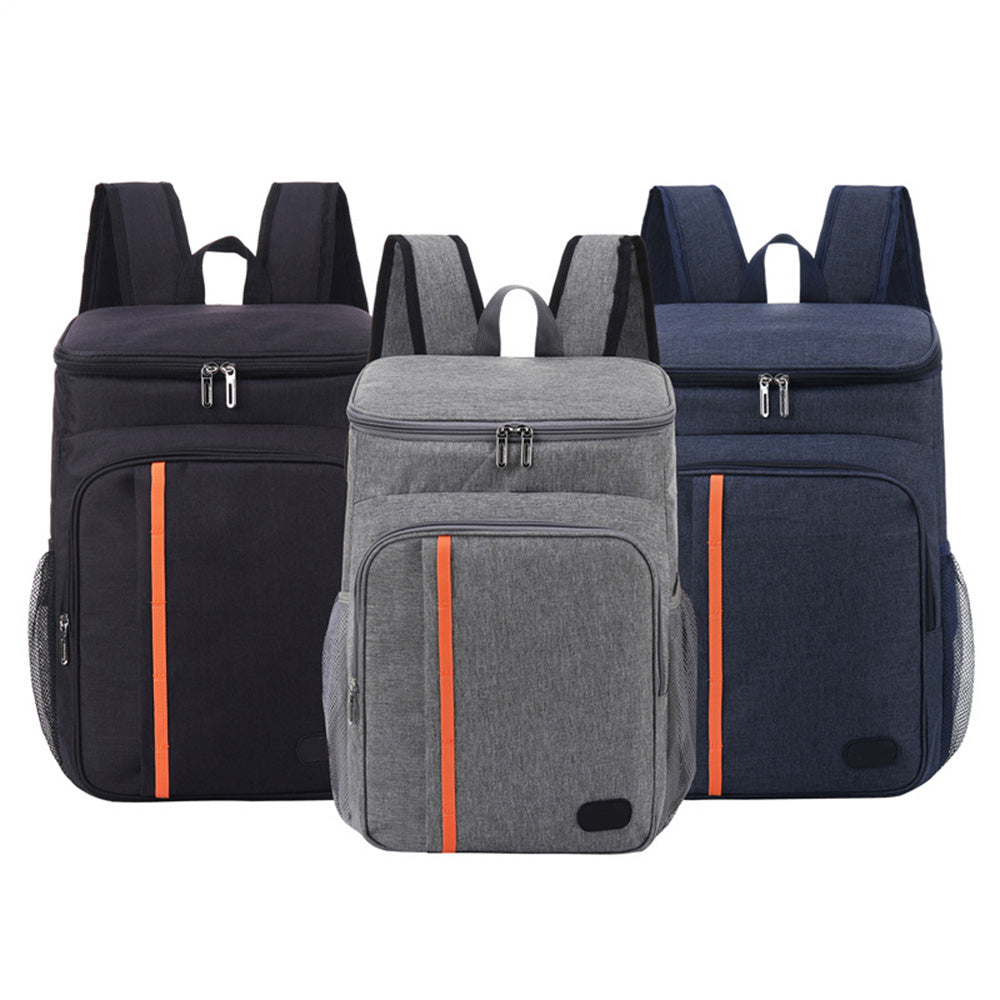 Insulated Cooler Backpack, Navy blue Y297