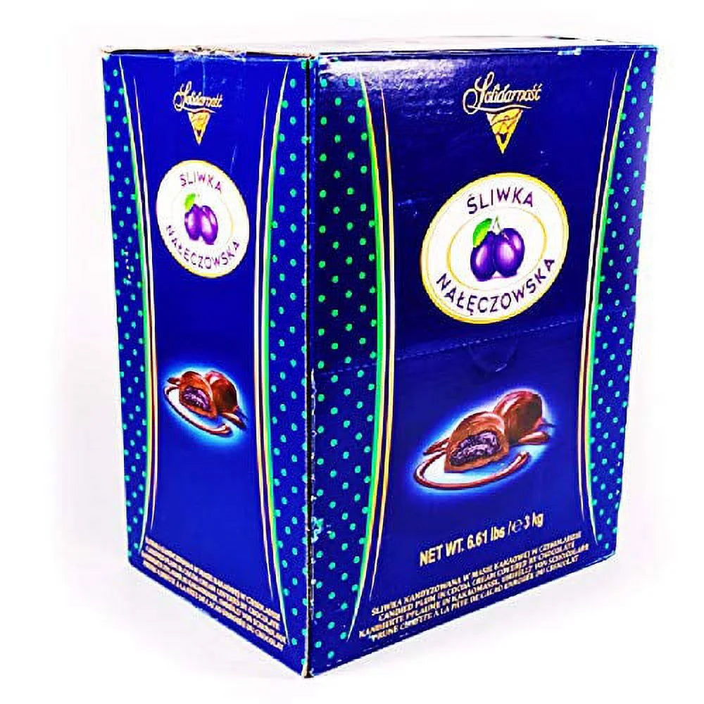 Candied Plums With Cocoa Cream And Chocolate 3 Kg B3736