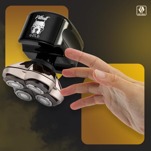 Gold Electric Head and Face Shaver F7554