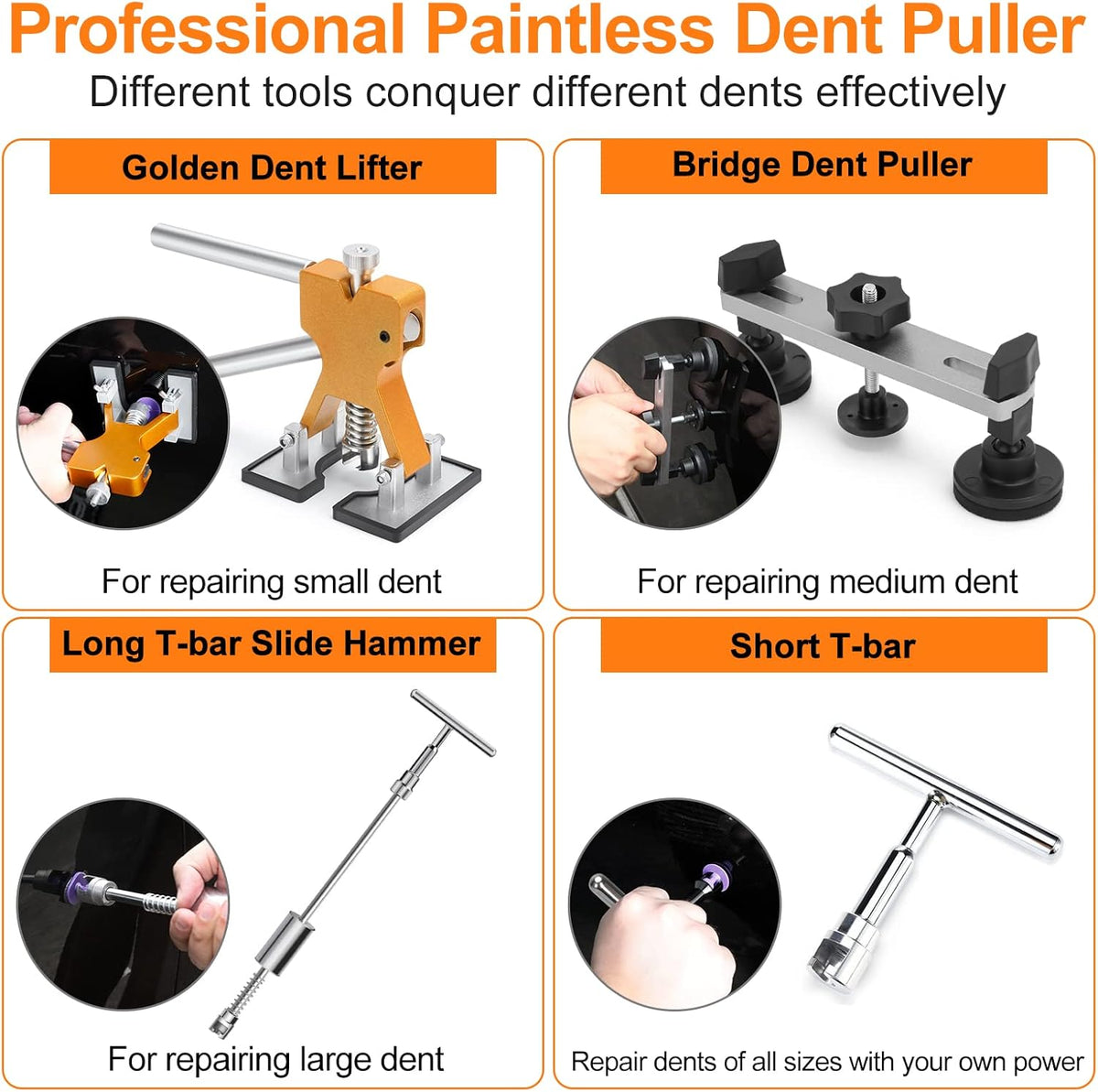 74 Pcs Paintless Dent Repair Kit I605589