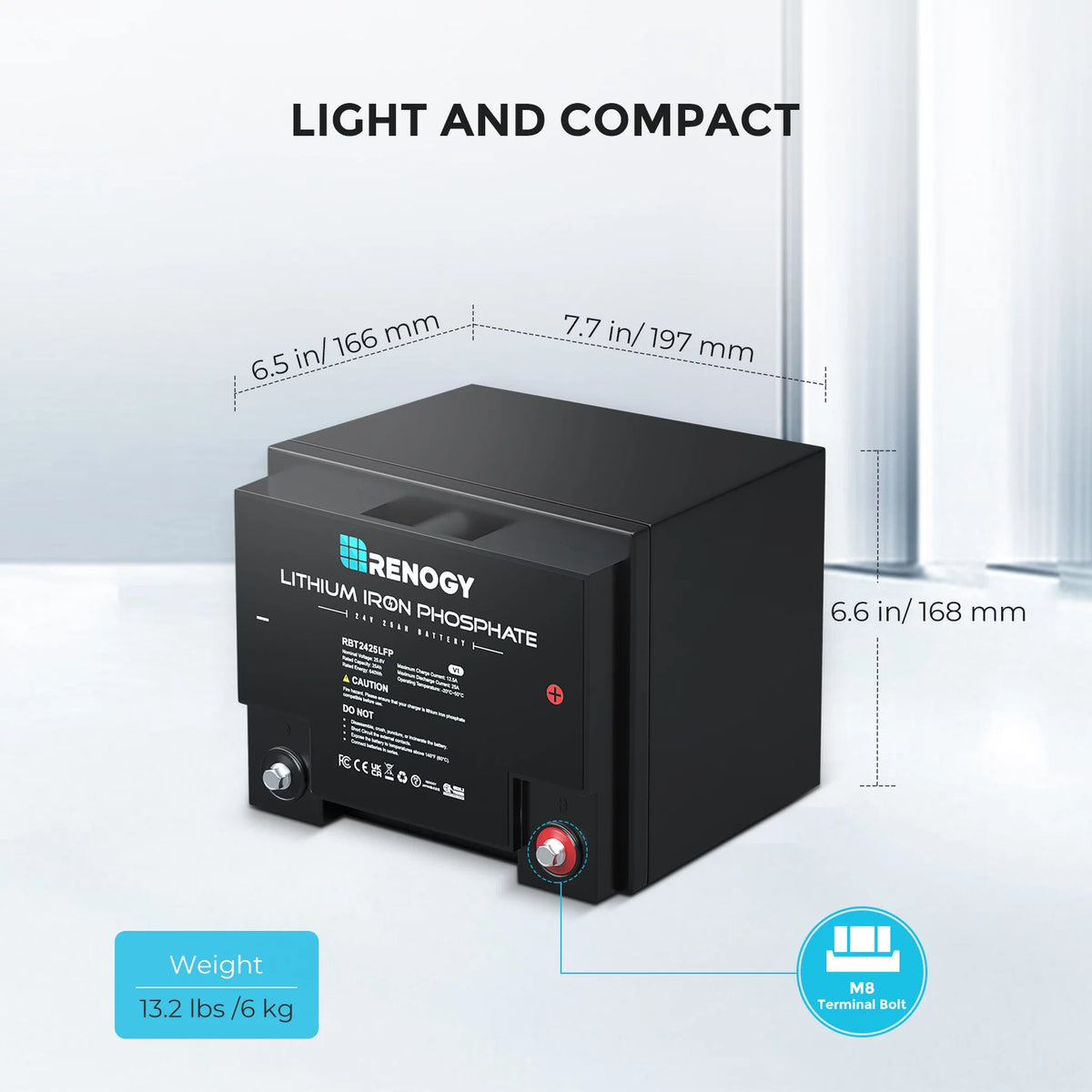 24V 25Ah Lithium Iron Phosphate Battery C59760