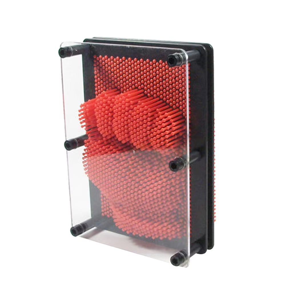 Large Size Red 3-Dimensional Pin Art Board Toy A738