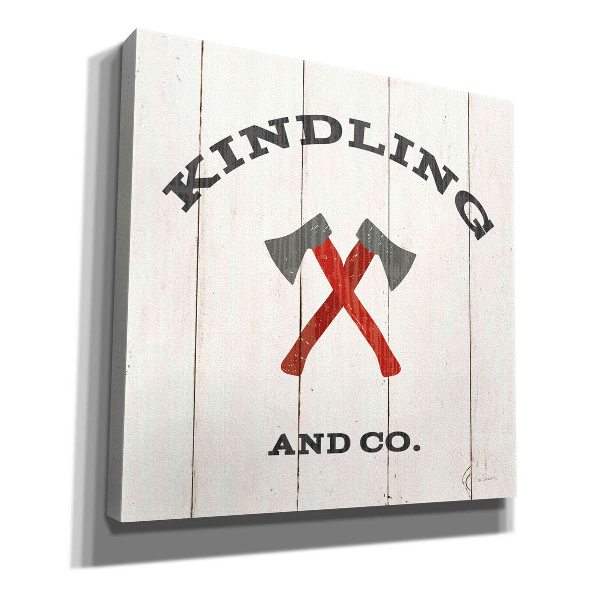 Cabin Life XI Neutral Giclee Canvas Wall Art, 12"x12" W64654