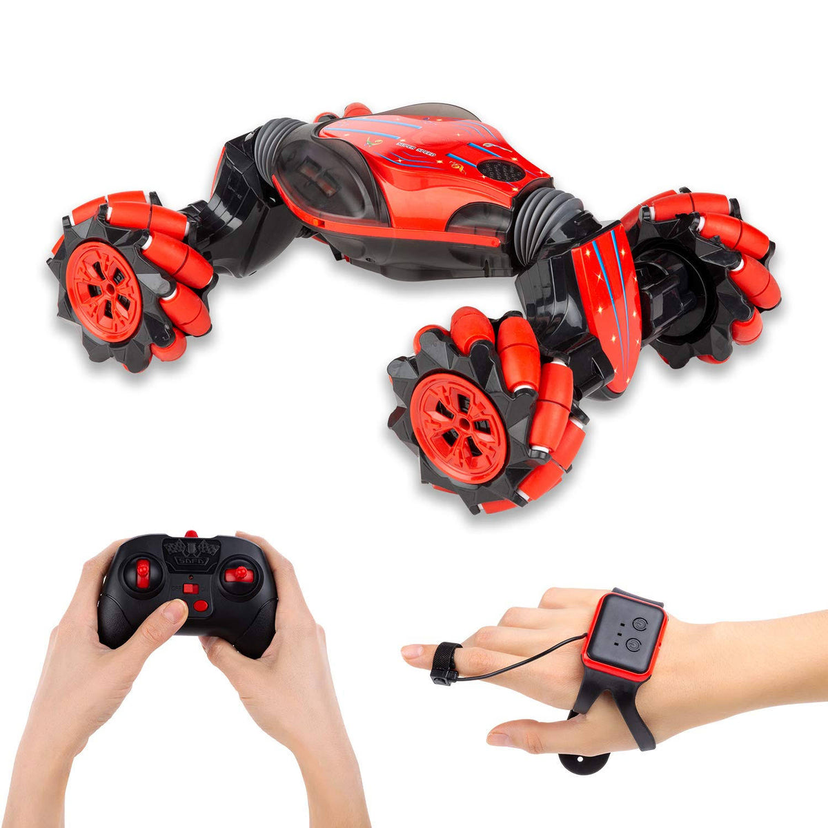 Red Remote Control Stunt Car C6879