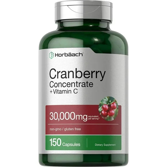 Cranberry Vitamin C Capsules 120 Count B248895