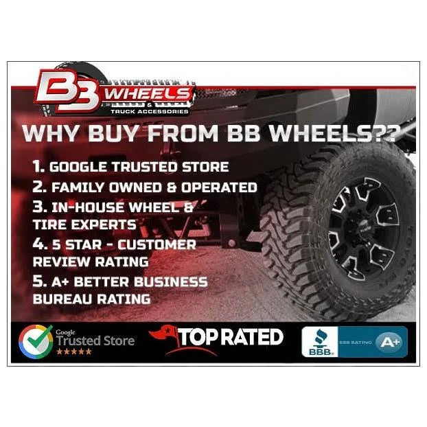 22x14 Gloss Black Milled Wheel F250897