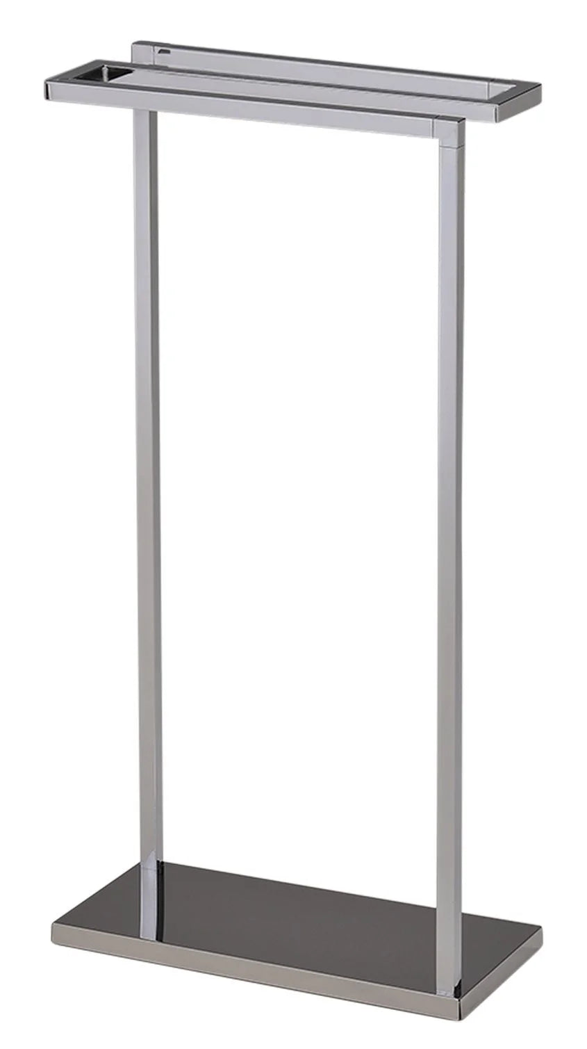 3 Bar Metal Freestanding Towel Rack Stand Chrome Z949397