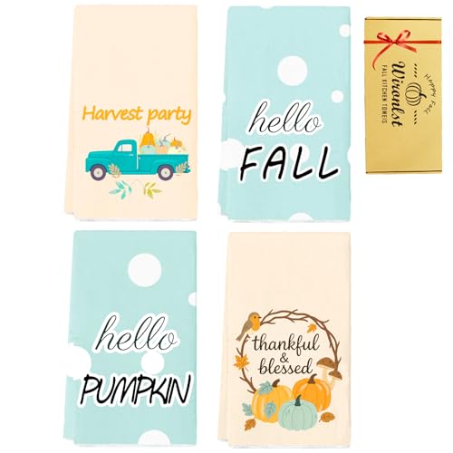 4PCS Buffalo Plaid Thickened Tea Towel 18x26 B76150
