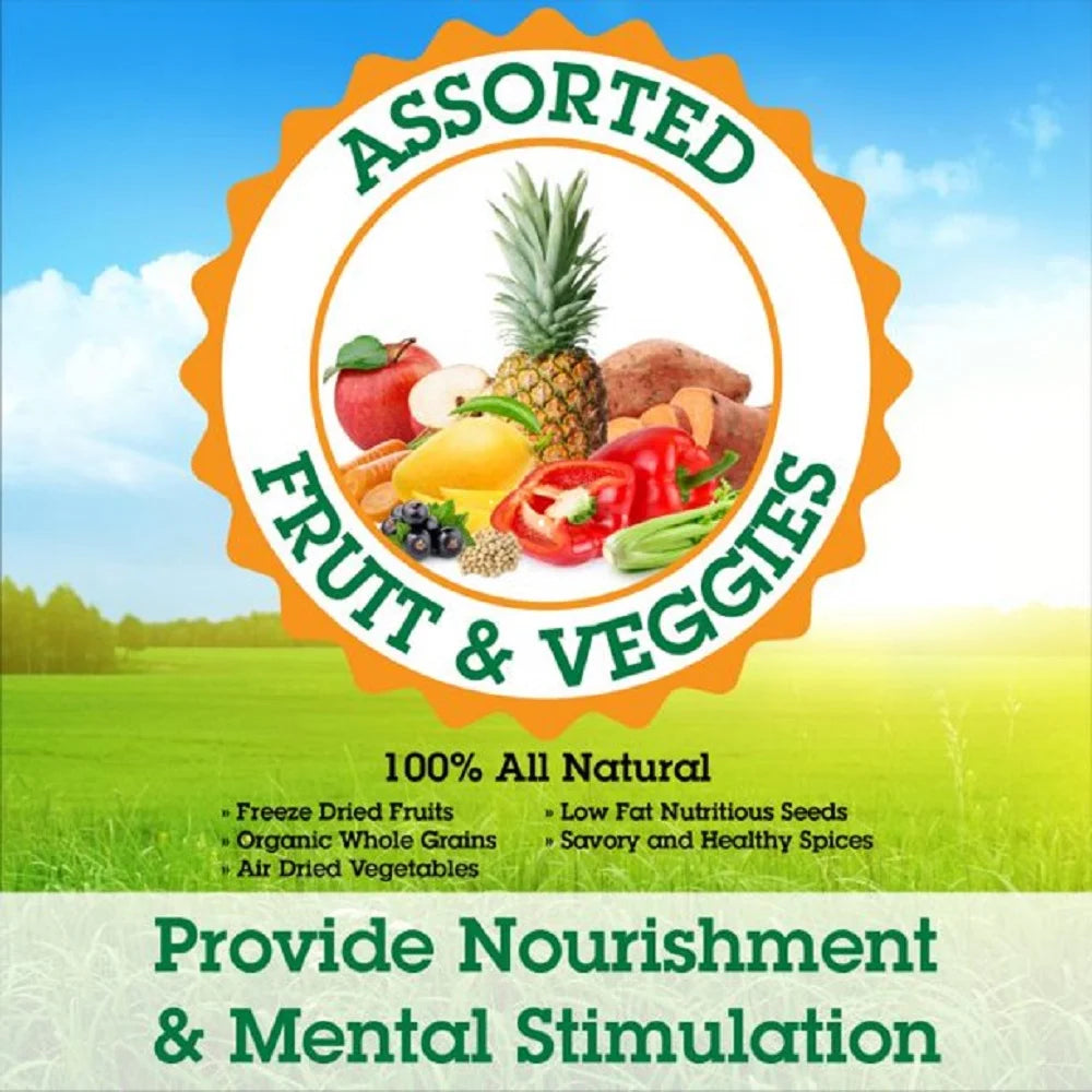 Hearty Veggies Parrot Food Natural Grains W10815
