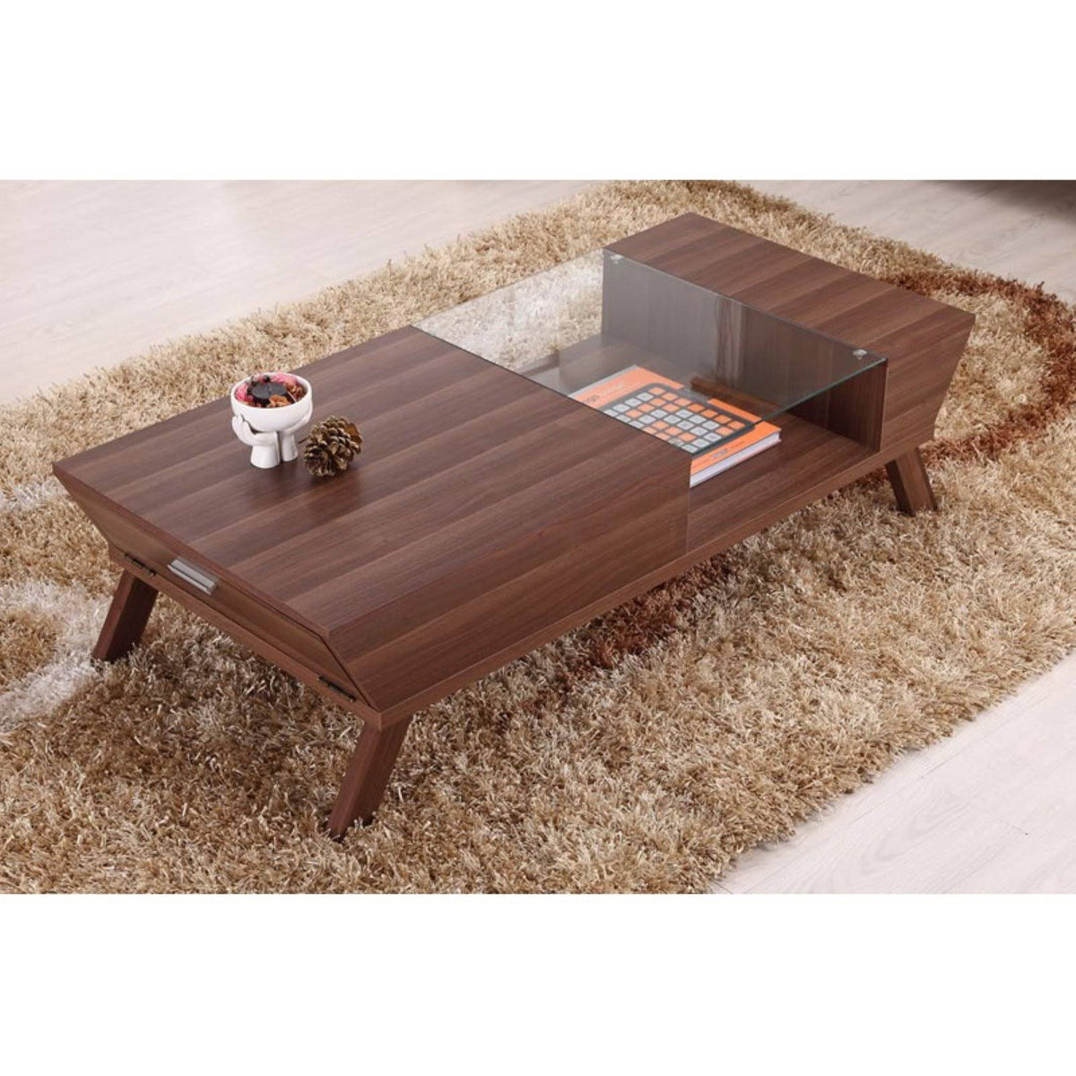 Glass Top Coffee Table F246