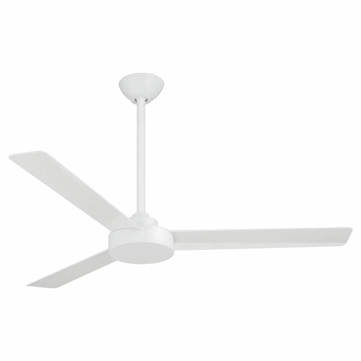 52" 3-Blade Ceiling Fan Flat White T7420