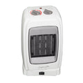 White Portable Oscillating Ceramic Fan Heater with Thermostat G6030