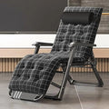 Folding Chair with Adjustable Backrest and Removable Cushion T704018