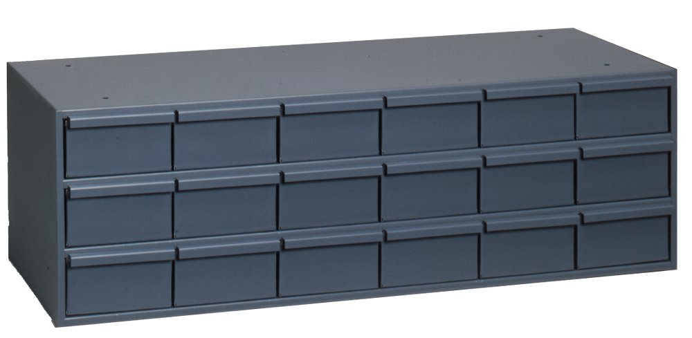 Gray Cold Rolled Steel Storage Cabinet, 18 Drawer W158