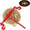5/16” Grade 70 Chain and Load Binder Kit with 4 Binders and 4 Chains L281239