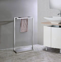 3 Bar Metal Freestanding Towel Rack Stand Chrome Z949397