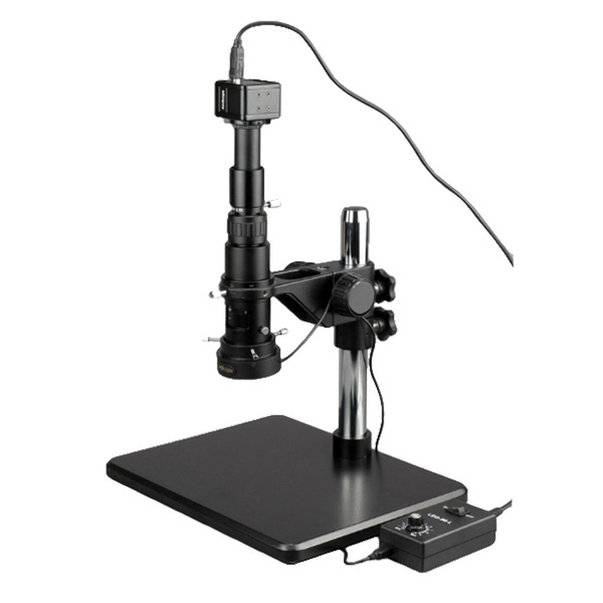 11X-80X Industrial Single Zoom Inspection Microscope with 9MP USB Digital Camera D2471