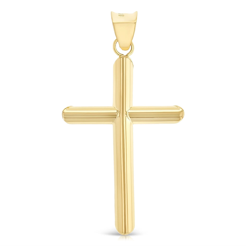 14K Yellow Gold Cross Pendant B712183