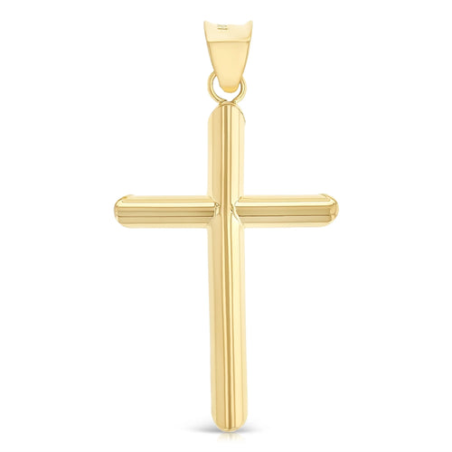 14K Yellow Gold Cross Pendant B712183