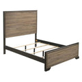 Wood California King Size Bed with 4 Slats O415292