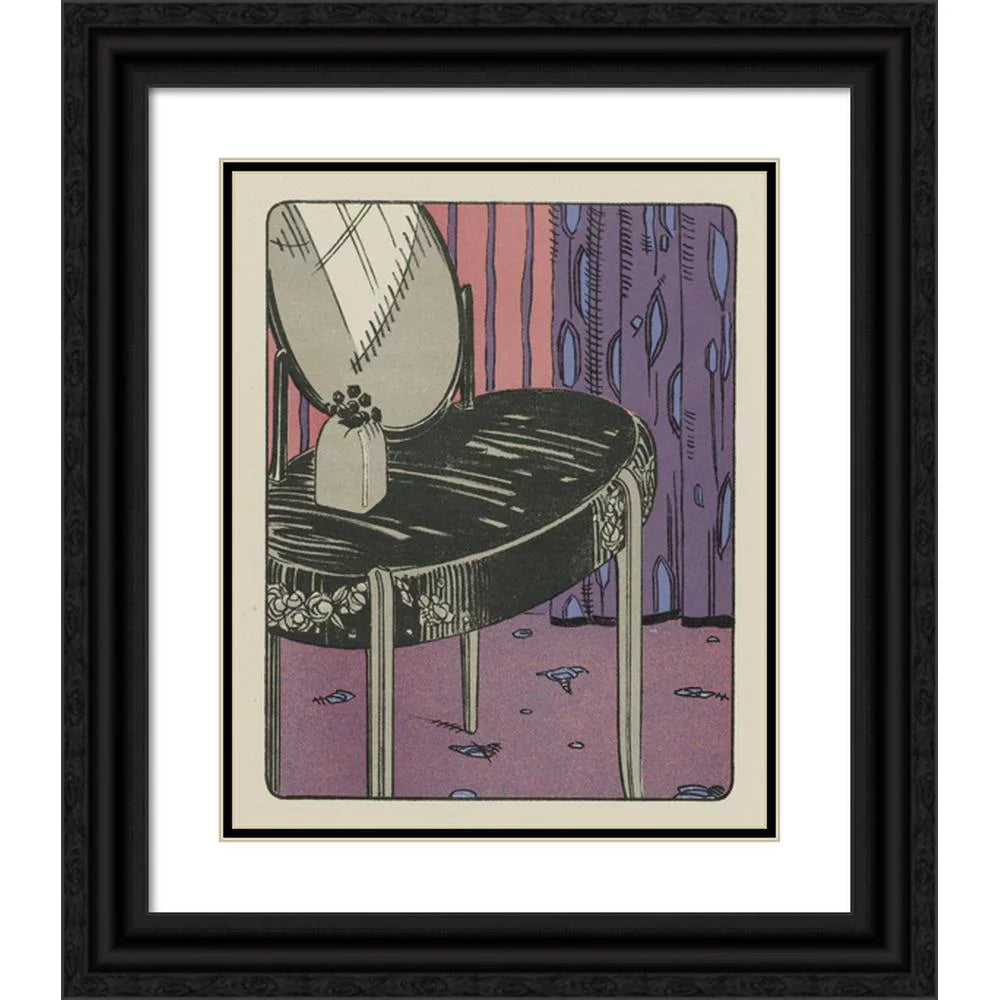 Black Ornate Framed Art Print K77491