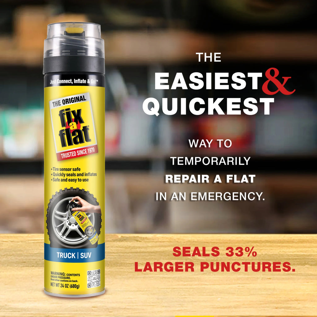 Aerosol Emergency Flat Tire Repair and Inflator 24 oz L285
