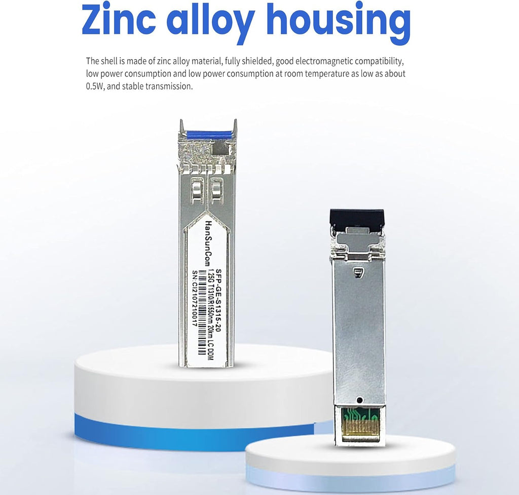 2 PCS Gigabit Fiber Optical Transceiver Connectors F912035