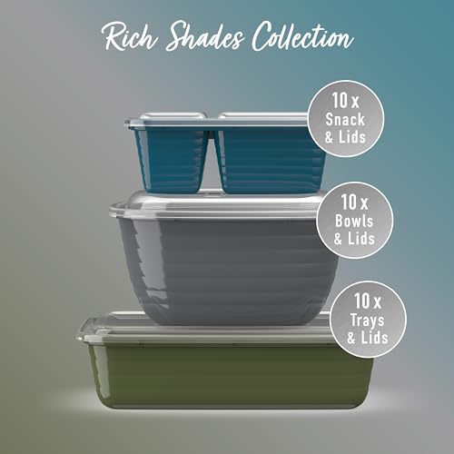 60-Piece Reusable Food Containers Meal Prep Kit A479